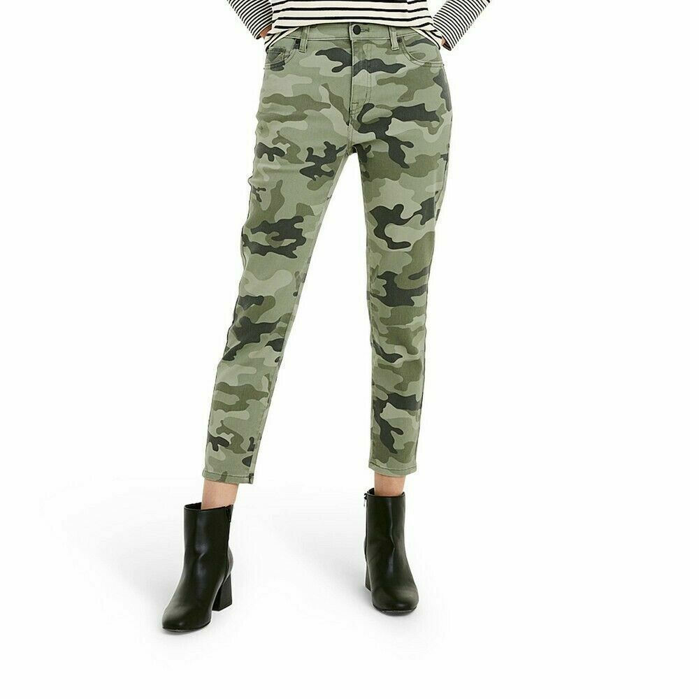 Target Nili Lotan Camo Print High-Rise Ankle Length Skinny Jeans Size 8, 122